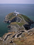 South Stack Lighthouse on the Western Tip of Holy Island, Anglesey Photographic Print by Nigel Blythe