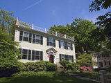 The Federal-Style Collins House at 620 Hope Street in Bristol Photographic Print by Robert Francis
