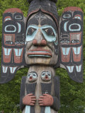 Tlingit Chief Johnson Totem Pole, Ketchikan, Alaska, United States of America, North America Photographic Print by Richard Maschmeyer