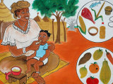 Painting on the Front Wall of a Medical Dispensary, Joal, Senegal, West Africa, Africa Fotografisk tryk af Godong Painting on the Front Wall of a Medical Dispensary, Joal, Senegal, West Africa, Africa Fotografisk tryk af Godong