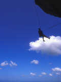 Abseiling Above the Jungle from the Overhanging Cliffs of La Costanera, Vinales Province Photographic Print by David Pickford