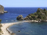 Beach, Isola Bella, Taormina, Sicily, Italy, Mediterranean, Europe Photographic Print by Vincenzo Lombardo