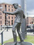Statue by Tom Murphy of Singer Songwriter Billy Fury, Near Albert Dock Photographie par Ethel Davies