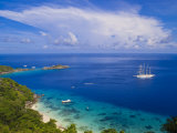 Clipper Ship Anchored Off Ko Miang Island, Similan Islands in the Andaman Sea, Thailand Photographic Print by Nico Tondini