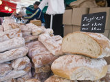 Bread Stall at the Italian Market at Walton-On-Thames, Surrey, England, United Kingdom, Europe Photographic Print by Hazel Stuart