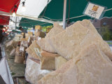 Cheese Stall at the Italian Market at Walton-On-Thames, Surrey, England, United Kingdom, Europe Photographic Print by Hazel Stuart