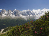 Mont Blanc and Chamonix Valley, Rhone Alps, France, Europe Photographic Print by Christian Kober