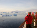 Viewing Fur Seals on Pack Ice in the Antarctic Sound, Antarctic Peninsula Photographic Print by Robert Harding