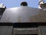 Eva Peron's Grave, Cementerio De La Recoleta, Cemetery in Recoleta, Buenos Aires Photographic Print by Robert Harding