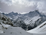 Machrapuchare from Annapurna Sanctuary, Nepal, Asia Photographic Print by Nigel Blythe