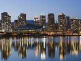 Gm Place Stadium and Residential City Buildings, False Creek, Vancouver, British Columbia, Canada Photographic Print by Christian Kober