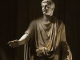 Tiberius 42 BC -37 AD, Second Roman Emperor, Marble Statue from the Vatican Collection Photographic Print