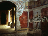 Interior court of Roman villa on Mount Coressos, Ephesus, Turkey Photographic Print