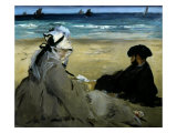 Sur la Plage (On the beach), 1873 Giclee Print by Edouard Manet