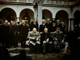 Big Three Conference, Yalta, February 1945, Photograph Photographic Print