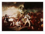 Death of Captain James Cook at Kealakekua Bay, Hawaii, in 1779 Giclee Print by John Cleveley the Younger