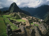 Machu Picchu, Sacred City of the Incas, built 1438-71, Cuzco, Peru Photographic Print