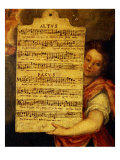 Music Score from Magnificat for 4 Voices, Composed by Cornelius Verdonck 1563-1625 Giclee Print by Martin de Vos