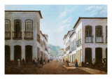 Street in Town of Desterro, Brazil Lámina giclée Street in Town of Desterro, Brazil Lámina giclée