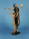 Goat in Thicket, Statuette of Gold, Copper, Lapis Lazuli, Red Limestone and Shell, Sumerian Ur Photographie