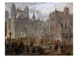 Henry II, 1519-59 King of France, entering Metz, France, 18 April 1552 Giclee Print by Auguste Migette