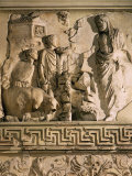 Aeneas and the Sanctuary of the Penates, Relief, Monumental Altar Photographic Print