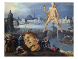 The Colossus at Rhodes Giclee Print by Louis De Caulery