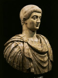 Constans I, Roman Emperor, c.323-50 AD, Marble Bust Photographic Print