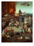 The Temptation of Saint Anthony of Egypt 251-356 founder of monasticism Giclee Print by Hieronymus Bosch