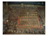 Plaza Mayor, Mexico City Giclee Print by Cristabel De Villalpando