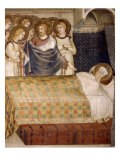 The Death of Saint Martin of Tours c.316-97 Giclee Print by Simone Martini