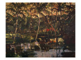 Tropical Reflections Giclee Print by Darrell Hill