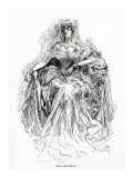Miss Havisham, Illustration from Great Expectations Giclee Print by Harry Furniss