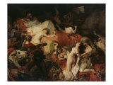 The Death of Sardanapalus, 1827 Reproduction procédé giclée par Eugene Delacroix