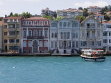 The Restored Waterfront Buildings of Yenikoy on the Bosphorus, Istanbul, Turkey, Europe Photographic Print by Martin Child