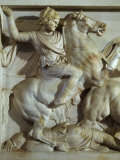 Alexander the Great, 356-323 BC, Battle between Greeks and Persians Photographic Print
