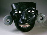 Mask, with Earrings, from Teotihuacan, Mexico Photographic Print
