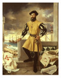 Ferdinand Magellan, Portuguese Navigator who Circumnavigated the Globe Giclee Print