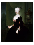 Queen Louisa Ulrika 1720-82 of Sweden, Prussian wife of King Adolf Frederick, 1743 Giclee Print by Antoine Pesne