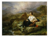 Lord George Byron, 1788-1824, English poet Giclee Print by Luigi Trecourt