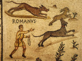 Roman Mosaic, Hare Hunting, 1st century AD Photographie