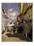 Roches Noires Hotel in Trouville, Normandy, 1870 Giclee Print by Claude Monet