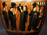 Women at a Fountain, Black-figure Amphora, 7th century BC Attic Greek Photographic Print