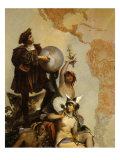 Christopher Columbus, 1451-1506 Italian Explorer, and the Discovery of America Giclee Print by Cesare Dell'acqua