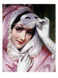 Woman with Mask, 1843 Giclee Print by Joseph Desire Court