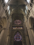Western Facade and Vault of Nave, Interior of Notre Dame Cathedral, Reims, France Photographic Print
