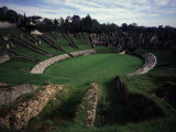 Amphitheatre, 1st century AD Roman, Saintes, Charente, France Photographic Print