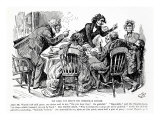 Pip Does not Enjoy his Christmas Dinner, Illustration from Great Expectations Giclee Print