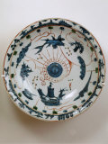 Fujian Plate with Maritime Motif, Swatow Porcelain,1573-1620, Ming Dynasty Photographic Print