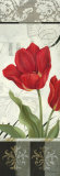 Etude en Rouge Panel II Posters by Pamela Gladding